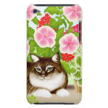 Tiger-Katze im Patio-Dschungelipod-Touch-Fall Case-Mate iPod Touch Hülle