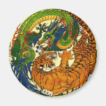 Tiger u. Drache Yin Yang Magnete