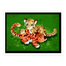 Tigerjunge Postkarte