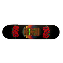 Tiki Gott-Skateboard Personalisiertes Skatedeck