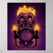 Tiki Munkee Posterdruck