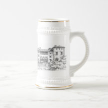 Tinte, die Vizcaya zeichnet Tasse