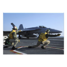 Tireur an Bord USSs George HW Bush Photo Druck