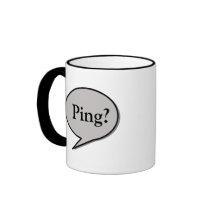 Tischtennis-Klingeln? Pong! Tasse