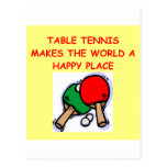 Tischtennis Postkarte