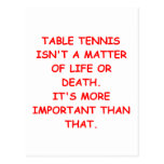 Tischtennis Postkarte