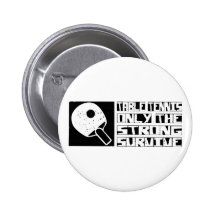 Tischtennis überleben anstecknadelbuttons