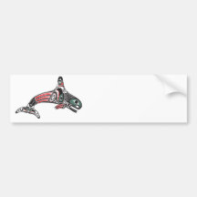 Tlingit-Killerwal u. Eagle Auto Sticker