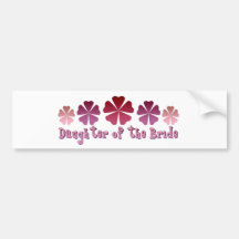 Tochter der Braut Auto Sticker