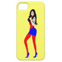 ♔♥°•Tödlicher heißer Vampirs-Mädchen iPhone 5 Fall iPhone 5 Etui