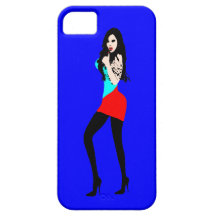 ♔♥°•Tödlicher heißer Vampirs-Mädchen iPhone 5 Fall iPhone 5 Schutzhüllen