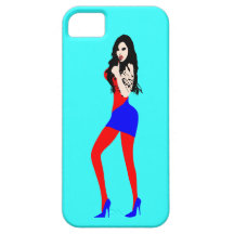 ♔♥°•Tödlicher heißer Vampirs-Mädchen iPhone 5 Fall iPhone 5 Etuis
