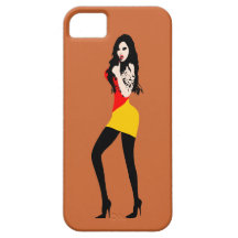♔♥°•Tödlicher heißer Vampirs-Mädchen iPhone 5 Fall iPhone 5 Etuis