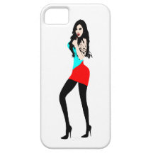 ♔♥°•Tödlicher heißer Vampirs-Mädchen iPhone 5 Fall iPhone 5 Etuis