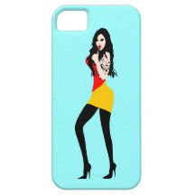 ♔♥°•Tödlicher heißer Vampirs-Mädchen iPhone 5 Fall iPhone 5 Case