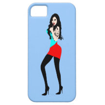 ♔♥°•Tödlicher heißer Vampirs-Mädchen iPhone 5 Fall iPhone 5 Schutzhülle