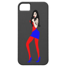 ♔♥°•Tödlicher heißer Vampirs-Mädchen iPhone 5 Fall iPhone 5 Schutzhülle