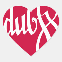 Tollpatsch I <3 Fx Aufkleber