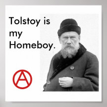 Tolstoy ist mein Homeboy_Anarchy Plakat