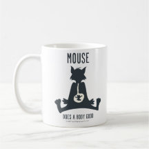 Tom aß Jerry-Silhouette Kaffee Haferl