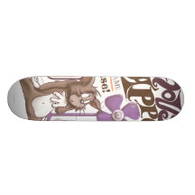 Tom- und Jerry-Maus eingeschlossen Personalisiertes Skateboarddeck