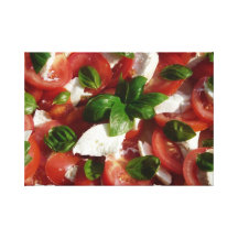 Tomate-und Mozzarella-Salat Galerie Faltleinwand