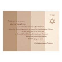 Tonal Sand-Bar Mitzvah Einladung