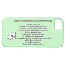 Top 10 Attribute von einem Psych. Krankenschwester Hülle Fürs iPhone 5