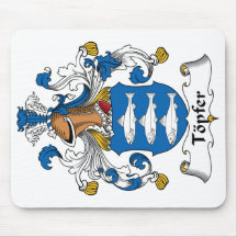 Topfer Family Crest Mouse Pads