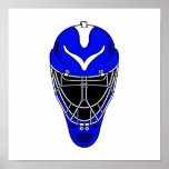 Tormann-Sturzhelm-Blau Plakatdruck
