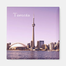 Toronto-Morgen-Skylinemagnet Kühlschrankmagnet
