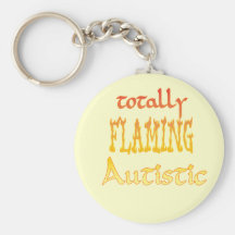 Total loderndes autistisches Keychain Schlüsselbänder