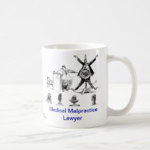 Tote Lawyer™ Kunstfehler-Rechtsanwalt-Kaffeetasse