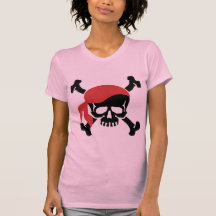 Totenkopf mit gekreuzter Knochen 3 Shirts