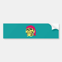 Totenkopf Schädel Kopftuch skull bandanna scarf Autosticker