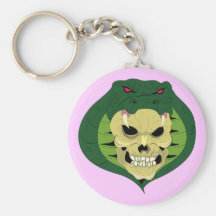 Totenkopf Schädel Schlange skull snake Schlüsselbänder