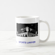 Totes Lawyer™ trägt Rechtsanwalt-Kaffeetasse zur S