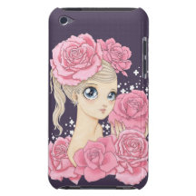 Touchfall Fräulein-Rose iPod (Rosa/Lila) iPod Touch Case-Mate Hülle