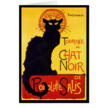 Tournée du Chat Noir, c.1896 Grußkarte