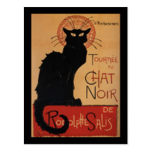 Tournée du Chat Noir, Théophile Steinlen Postkarte