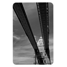 Tower Bridge London Rectangular Magnets