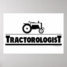 Tractorologist - Traktor Posterdruck