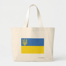 Traditionelle Flagge Ukraine Einkaufstasche