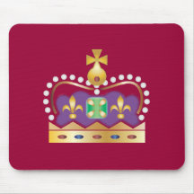 Traditionelle königliche Krone Mousepads