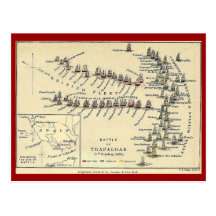 Trafalgar Postkarte