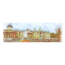 Trafalgar Quadrat Lesezeichen-Karte Visitenkarten Vorlage