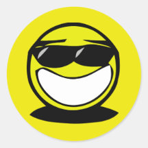 Tragende Anteile des sehr glücklichen smiley Aufkleber