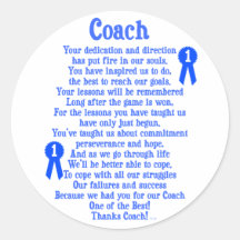 Trainer danken Ihnen Sticker