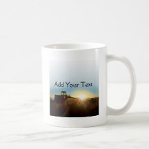 Traktor am Sonnenaufgang-Becher Tassen