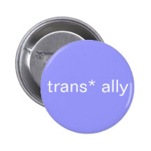 trans* Verbündetknopf Anstecknadel